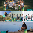 ALEVMOOM Upgraded XXL 50 Portable Collapsible Stool with Cushion,Telescoping Folding Stool for Adults,Yet More Sturdy Camping Stool with Load Capacity 1000lbs,for Outdoor Garden Hiking BBQ