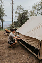 WHITEDUCK Rover Canvas Scout Tent, Waterproof, 4 Season Luxury Outdoor Camping and Glamping Yurt Tent