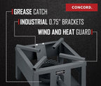 Concord Professional Single Cyclone Wok Burner with Stand. Up to 100,000 BTU. Great for Home Brewing, Wok Stir Fry, Turkey, Etc. (13")