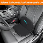 Sojoy iGelComfort 3 in 1 Foldable Gel Seat Cushion Featured with Memory Foam (A Must-Have Travel Cushion! Smart, Easy Travel Cushion) (Size: 18.5“ x 15" x 2")