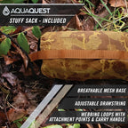 AquaQuest Defender Tarp – Heavy-Duty Waterproof (20,000 mm) Seam-Taped Rain Fly for Camping, Bushcraft & Survival