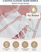 LANE LINEN 12 Pack Oversized Beach Towels – Pre-Washed, Quick Dry, Lightweight Travel Pool Towels for Adults, 39"x71" – Oceanic Twelve