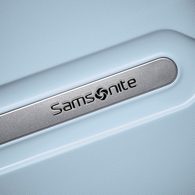 Samsonite Freeform 2-Piece Luggage Set - Carry-On & Large Checked Luggage with Dual Spinner Wheels - Durable Polypropylene Hardshell - TSA Lock, Airline-Approved - Expandable Hard Shell Powder Blue