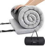 Cooling Foam Camping Mattress for Hot Sleeper,Waterproof Sleeping Pad with Carry Bag,Roll Up Cot Mattress Topper for Summer Camping Bed,Hiking,Car,Portable(75 x 30 x 2 inches)