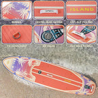 UPWELL 11’6”/11'2”/11'/10'8”/10'6”/10'2” Inflatable Stand Up Paddle Board with sup Accessories Including Backpack, Repairing Kits, Non-Slip Deck, Leash, 3 Fins, Paddle and Hand Pump