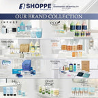 H2O Therapy Hotel Soaps & Toiletries Bulk Set | 1-Shoppe Amenities Kit | 0.85oz Shampoo & Conditioner, Body Wash, Lotion, 1oz Bar Soap | Travel Size | 150 Pieces | Bulk Set, Travel Size