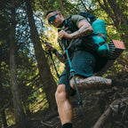 Adjustable Carbon Fiber Trekking Poles – Lightweight Hiking Poles with Quick Lock, Collapsible Walking Sticks for Backpacking, Camping, Glacial Wave Strider X for Climbing & Travel