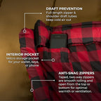 TETON Sports Deer Hunter -35F and 0F Degree Sleeping Bag. Warm and Comfortable Camping Sleeping Bags, Teton Tough Canvas Shell for Camping, Hunting, and Cold Weather