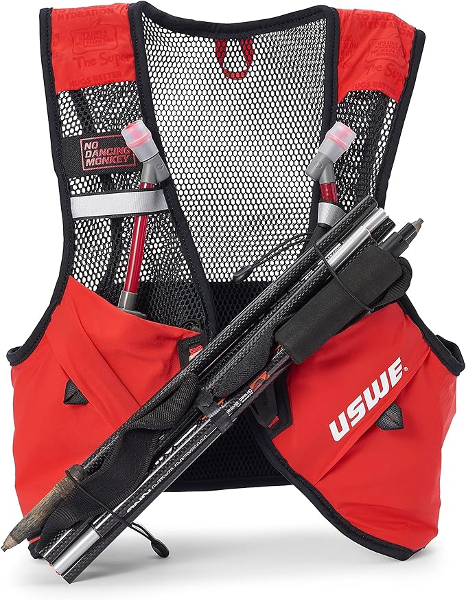 USWE Pace - Running Vest Hydration Pack with 2 x 500ml UltraFlask, Backpack for Men and Women