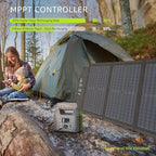 EnginStar Portable Power Station, 150W 155Wh Power Bank with 110V AC Outlet, 6 Outputs External Battery Pack Portable Backup Battery Laptop Charger with LED Light for Home Camping