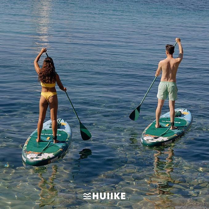 Paddle Board Paddle 2-in-1 Aluminum Sup Paddleboard Oar & Kayak Detachable 4 Piece | Double Sided Sup Oar Adjustable for Stand Up Board | Packable Paddleboard Ore & Kayak for Paddleboarding