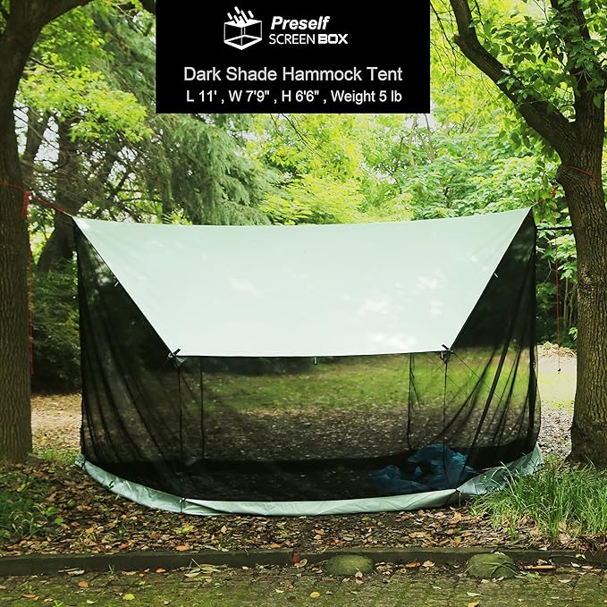 Preself Screen House for Hammock Canoe Picnics Backyards Backpacking Camping Beach in Summer