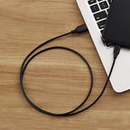 Amazon Basics USB-C to USB-A 2.0 Fast Charging Cable, 480Mbps Data Transfer Speed, USB-IF Certified, Durable, for Apple iPhone 16/15, iPad, Samsung Galaxy, Tablets, Laptops, 3 Foot, Black (Pack of 2)