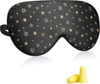 Silk Sleep Eye Mask for Men Women, Comfortable Super Soft Eye Mask with Adjustable Strap, 100% Pure Silk, Works with Every Nap Position, Ultimate Sleeping Aid Blindfold, Blocks Light, Jersey Slumber