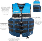 Jetpilot S1 Nylon Coast Guard Approved Life Vest PFD