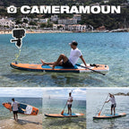 Inflatable Stand Up Paddle Board Includes Paddle, Dual Action Pump, and Accessories 11ft Lightweight iSUP, 33"*6" Wide Stable Design, Anti-Slip EVA Deck, Paddle Board for Adults