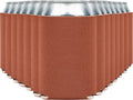Blank Beer Can Coolers Sleeves (14-Pack) Insulated Beer Can Cooler Sleeves - HTV Friendly Plain Can Sleeves for Soda, Beer Cans & Bottles - Blanks for Vinyl Projects & Wedding Favors (Burnt Orange)