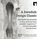 Light My Fire Titanium Spork Camping Spoon Fork Knife Combo Reusable Travel & Camping Utensils - Unbreakable Non-Toxic BPA Free Outdoor Backpacking Hiking Picnic Utensil, 1 Metal Spork