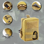 Molle Pouch Tactical Compact Water-Resistant Military Utility EDC Pouch Bag Camping Gear Waist Pack