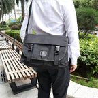 OIWAS Classic Messenger Bag for Men – 14 Inch Satchel Bags for Boys Laptop Shoulder Bag Leisure Crossbody Men Women Bookbag Office Briefcase