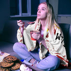 True Crime Gifts for Women, Fans/Lovers - Blanket 60''x50'', Crime Junkie Merch, Serial Killer Merchandise, Horror Blanket, Crime Scene Gift