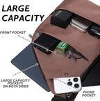 Anti Theft Crossbody Travel Bags for Women Men Cross Body Slim Sling Handbags with S Hook Antitheft