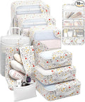 10 Set Packing Cubes for Travel, Gifts for Women Mom,Anti-Tearing Suitcase Organizer,OlarHike Vacation Essentials & Accessories for Cruise Ship