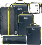 6 Set/3 Set Ultralight Compression Packing Cubes, Suitcase and Backpack Travel Organizer Bags