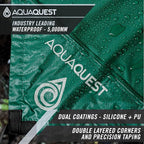 AquaQuest Guide Tarp – Ultralight Waterproof (5,000 mm) Seam-Taped 40D Ripstop Rain Fly for Backpacking, Stealth Camping & Thru-Hiking
