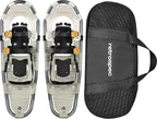 Retrospec Drifter Snowshoe for Men & Women - Aluminum Frames & a Double-Rachet Binding System - Lightweight All Terrain Snow Shoes