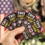 Tiny First Aid Guide: Emergency Medical Care for Anywhere - The Ultimate Step-by-Step, Everyday Carry: Survival Medicine Pocket, Micro-Guide, 5-Pack