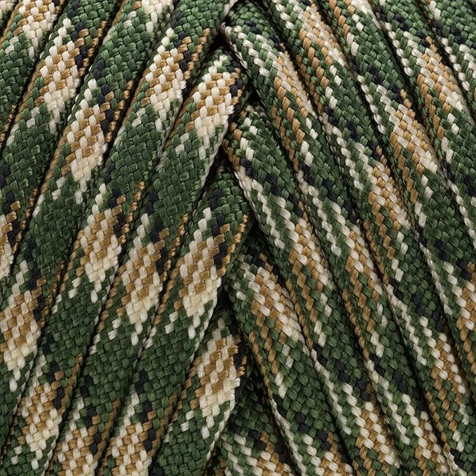 TOUGH-GRID 550 Paracord Rope Nylon Parachute Cord, Made in USA Survival Kit, Outdoor Adventures, Camping, Tactical Gear & Emergency Supplies, Military Type III Mil-Spec