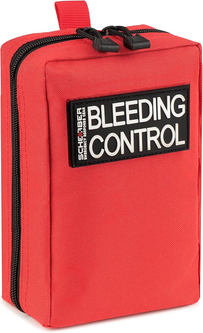 Scherber Public Access Bleeding Control Kit | Trauma Equipment, First Aid Supplies & NAR Tourniquet Pack for Gunshot Wound & Hemorrhage | Medical Professional & Emergency Rescue | Single, Basic