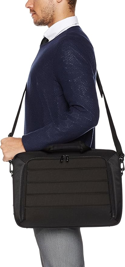 Amazon Basics 15.6 inch Laptop and Tablet Case Shoulder Bag, Black