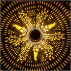 Gnomes Solar Lanterns Outdoor Waterproof Hanging Solar Lights Gnomes Gifts for Women Men Mom Metal Decorative LED Outdoor Lanterns for Patio, Lawn, Landscape, Garden Decor, Yard Decorations