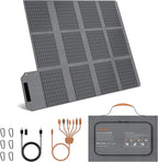 120W Foldable Solar Panel, 23% High-Efficiency Portable Charger with USB-C/2xUSB-A/DC Outputs, ETFE Monocrystalline IP65 Waterproof for RV Power Stations Camping Off-Grid Living Backpacking