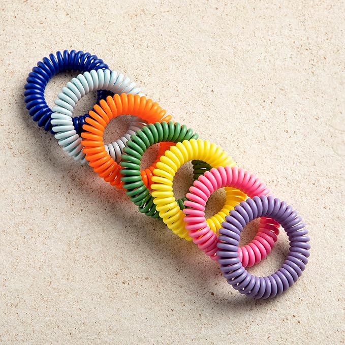 SoulSation 100 Pack Mosquito Repellent Bracelets, DEET-Free for Kids & Adults, Individually Wrapped Bands