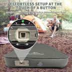 Self Inflating Sleeping Pad with Electric Pump, 4" Ultra-Thick Memory Foam Camping Pad, 40s Fast Inflating Camping Mattress Pad, 4-Season Insulated Camp Sleeping Mat for Outdoor/Travel/Tent (Single)