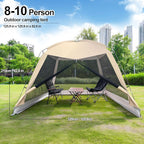 12' X 12' Screen House Room - Camping Screen Tent 8-10 Person&Instant UV Resistant Sun Shelter,Easy to Set up&Mosquito net Tent&Waterproof,Suitable for Family Camping Trip,Backyard,Picnic