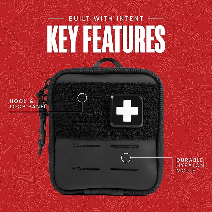 My Medic - Everyday Carry Pro Kit - Black, Life Saving, Portable Trauma Kit