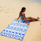 Elite Trend Quick Dry Towel Extra Large 78x35 Inch - Microfiber Beach Towel - Perfect for Beach, Travel, Swimming, Pool, Yoga, Hiking, Camping - Lightweight, Fast Drying, Compact for Adults (Aztech)