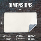 EverSnug Large Waterproof Outdoor Blanket - Extra Thick Premium Quilted Fleece, Waterproof & Windproof, Great for Camping, Picnics, Beaches, Stadiums, Dogs