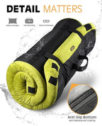 4 Inch GAIALOOP Extra Thick Memory Foam Camping Mattress, Roll Up Floor Sleeping Mat Camp Cot Mattress Pad Travel Camping Couch Bed for Guest Adults Side Sleepers