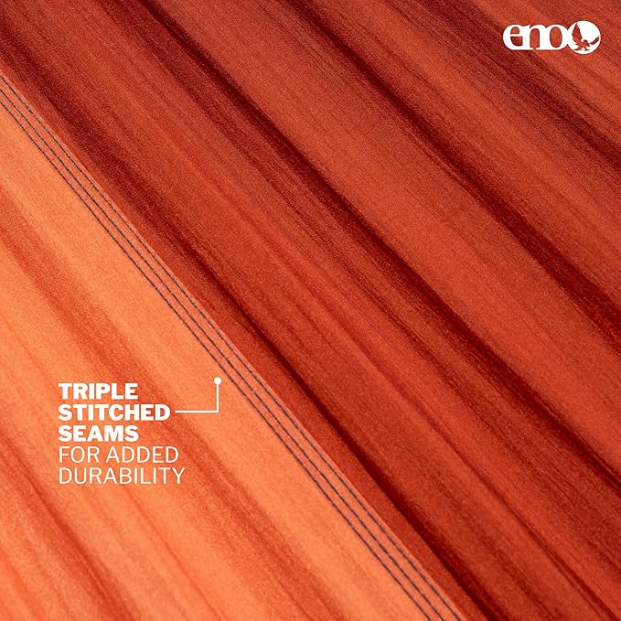 ENO DoubleNest Hammock - Lightweight, Portable, 1 to 2 Person Hammock - for Camping, Hiking, Backpacking, Travel, a Festival, or The Beach - Canyon/Coral