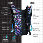 Sojourner Rave Hydration Pack - Hydration Backpack - Hydropack with 2L Bladder - Water Backpack for Festivals, Hiking, Running, Biking and More