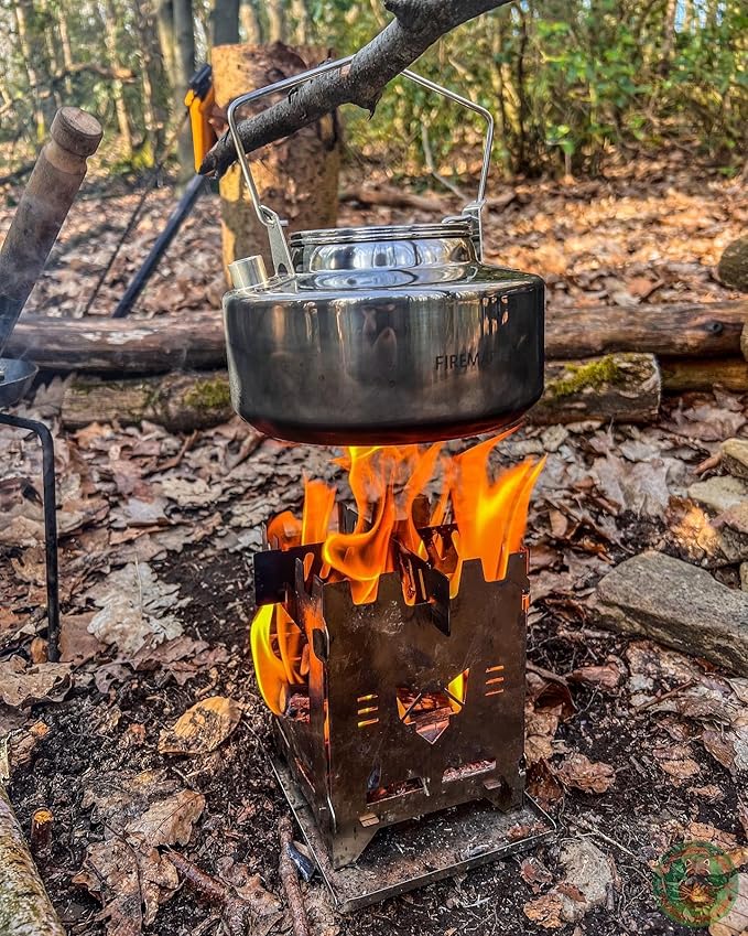 Fire-Maple Antarcti 1.5L Kettle Series | Portable Durable Bushcraft Gear Open Fire Kettle | SUS304 Stainless Steel