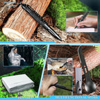 Survival Kits 37 in 1, Gifts for Men Dad Husband Valentine's Day, Emergency Survival Gear and Equipment, Camping Hiking Outdoor Adventure Cool Gadgets, Stocking Stuffers