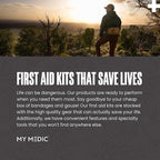 My Medic - Everyday Carry Pro Kit - Black, Life Saving, Portable Trauma Kit