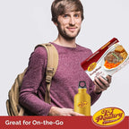 KJ Poultry Kosher Ready Meals - Beef Rib Steak & Kugel, MRE Meat Meals Ready to Eat, Shabbos Food (2 Pack) Prepared Entree Fully Cooked, Shelf Stable Microwave Dinner Travel Military Camping Survival