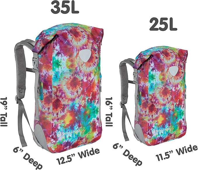 Skog Å Kust BackSak Heavy Duty Waterproof Backpack - Gear Bag for Sports, Travel, & More - 25 & 35 Liter Sizes